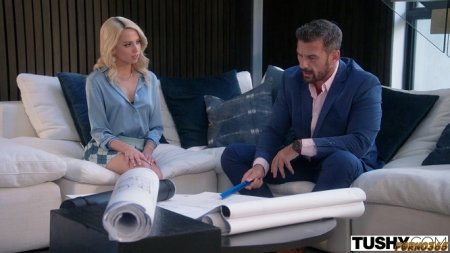 Молодая жена бизнесмена дала брутальному архитектору в анал